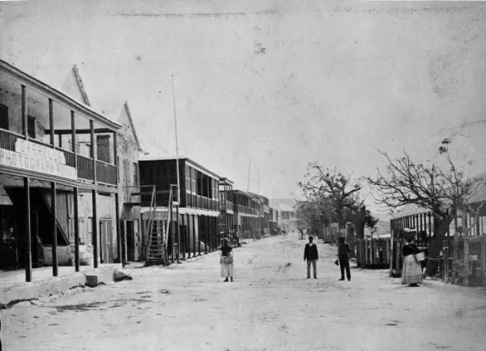 Framed Print : The town of Hamilton, Bermuda 1873 Framed Print : The town of Hamilton, Bermuda 1873
