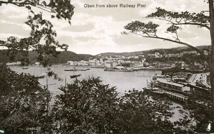 Framed Print : Town & Harbour, Oban, Argyllshire Framed Print : Town & Harbour, Oban, Argyllshire