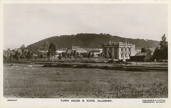 Town House and Kopje, Salisbury, Rhodesia (Zimbabwe)