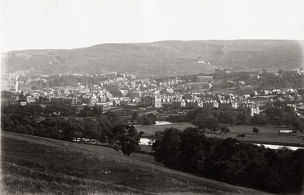 Town and moor of Ilkley, Yorkshire