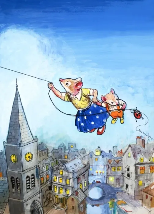 Framed Print : The Town Mouse and the Country Mouse Framed Print : The Town Mouse and the Country Mouse