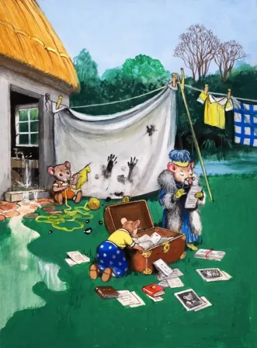 Framed Print : The Town Mouse and the Country Mouse Framed Print : The Town Mouse and the Country Mouse