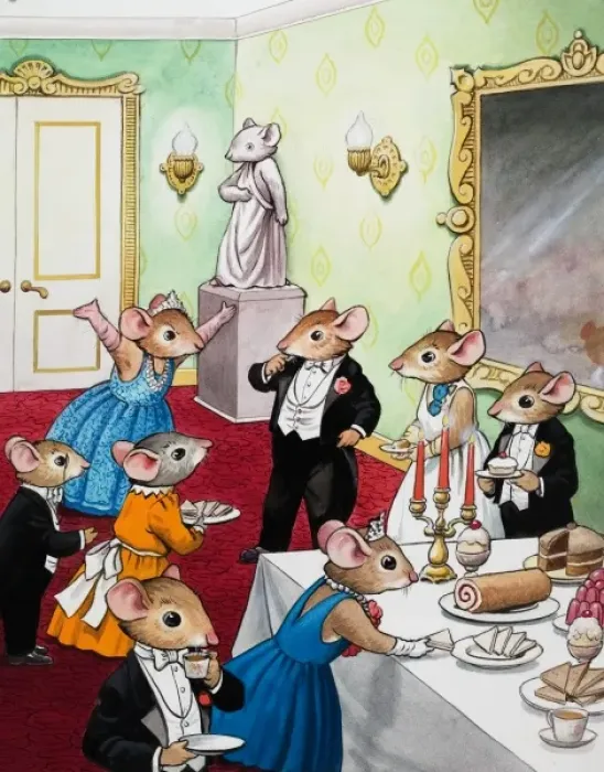 Framed Print : The Town Mouse and the Country Mouse Framed Print : The Town Mouse and the Country Mouse