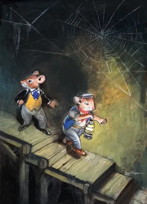 Framed Print : Town Mouse and Country Mouse Framed Print : Town Mouse and Country Mouse