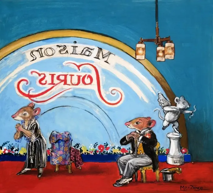 Framed Print : Town Mouse and Country Mouse Framed Print : Town Mouse and Country Mouse
