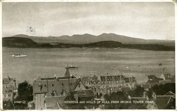Framed Print : The Town, Oban, Argyllshire Framed Print : The Town, Oban, Argyllshire