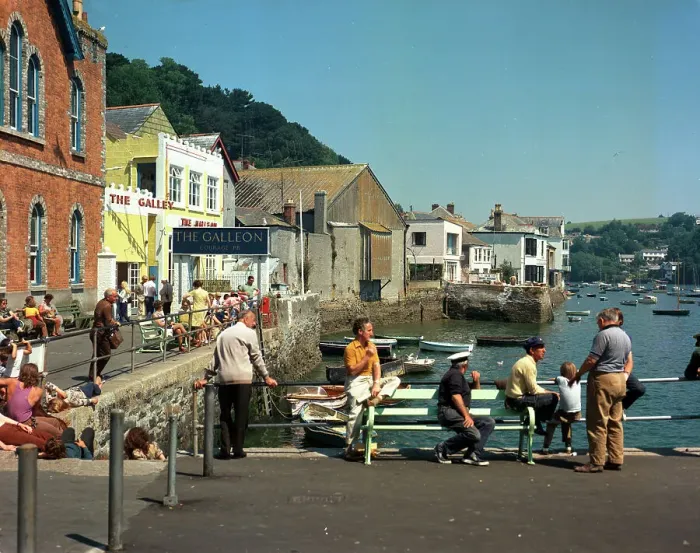 Framed Print : Town Quay, Fowey Framed Print : Town Quay, Fowey