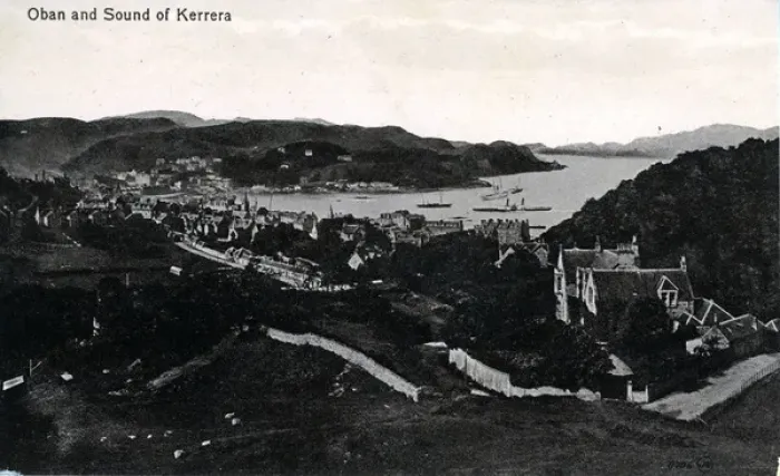Framed Print : Town & The Sound of Kerrera, Oban, Argyllshire Framed Print : Town & The Sound of Kerrera, Oban, Argyllshire