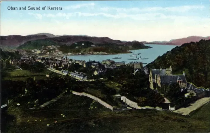 Framed Print : The Town & the Sound of Kerrera, Oban, Argyllshire Framed Print : The Town & the Sound of Kerrera, Oban, Argyllshire