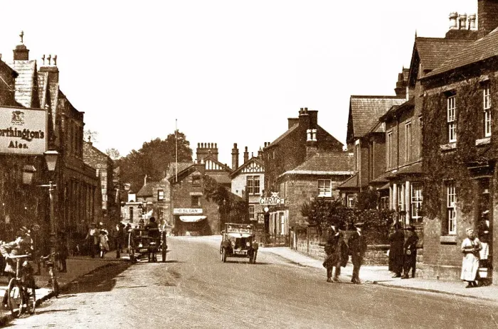 Framed Print : Town Street, Duffield early 1900's Framed Print : Town Street, Duffield early 1900's