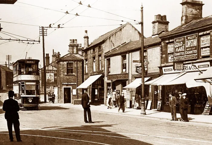 Framed Print : Town Street, Stanningley Framed Print : Town Street, Stanningley