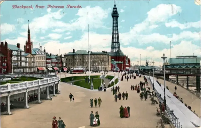Framed Print : The Town & Tower, Blackpool, Lancashire Framed Print : The Town & Tower, Blackpool, Lancashire