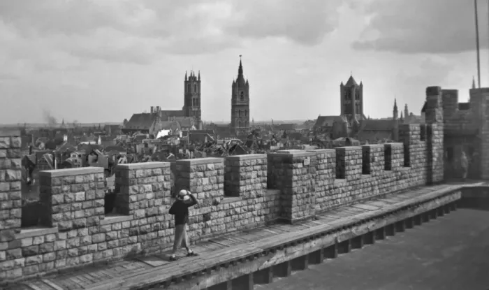 Framed Print : Townscape of Ghent, Belgium Framed Print : Townscape of Ghent, Belgium