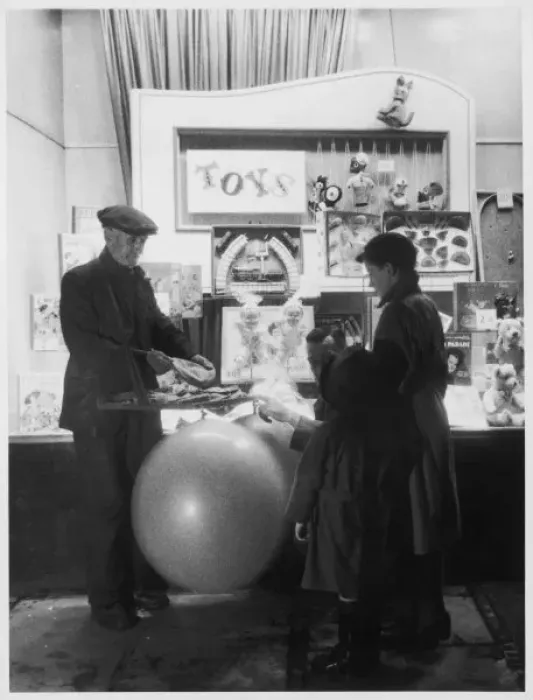 Framed Print : Toy Stall 1930S Framed Print : Toy Stall 1930S