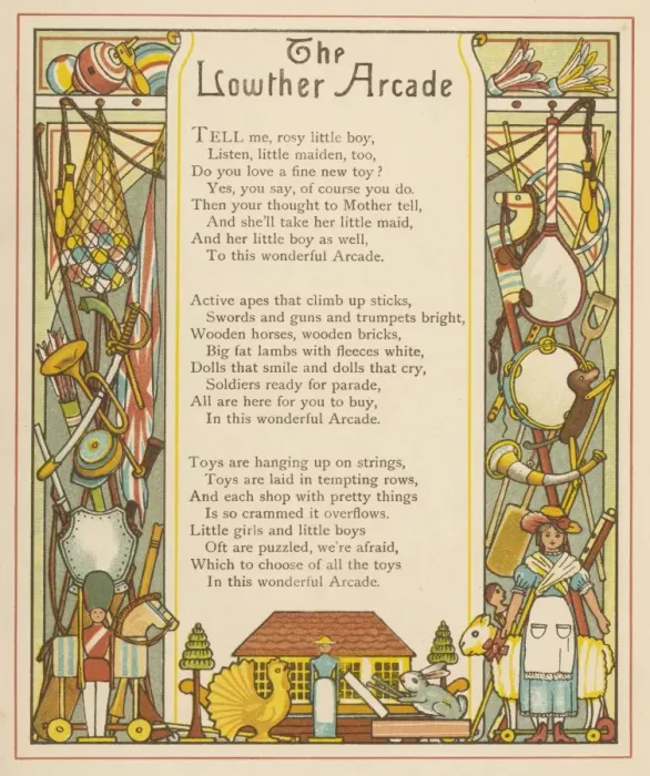 Framed Print : Toys & Lowther Arcade Framed Print : Toys & Lowther Arcade