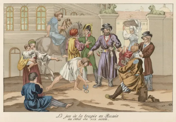 Framed Print : Toys / Russia / Tops / C19Th Framed Print : Toys / Russia / Tops / C19Th