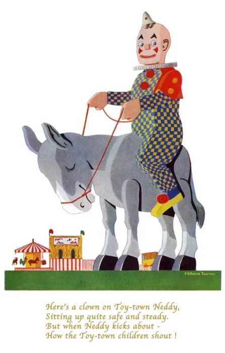 Framed Print : Toytown clown Framed Print : Toytown clown