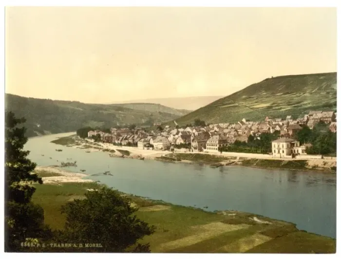 Framed Print : Traben, Moselle, valley of, Germany Framed Print : Traben, Moselle, valley of, Germany