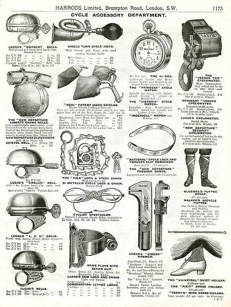 Trade catalogue of cycle accessories 1911