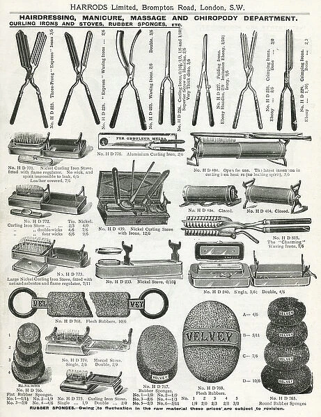 Trade catalogue of hair accessories 1911