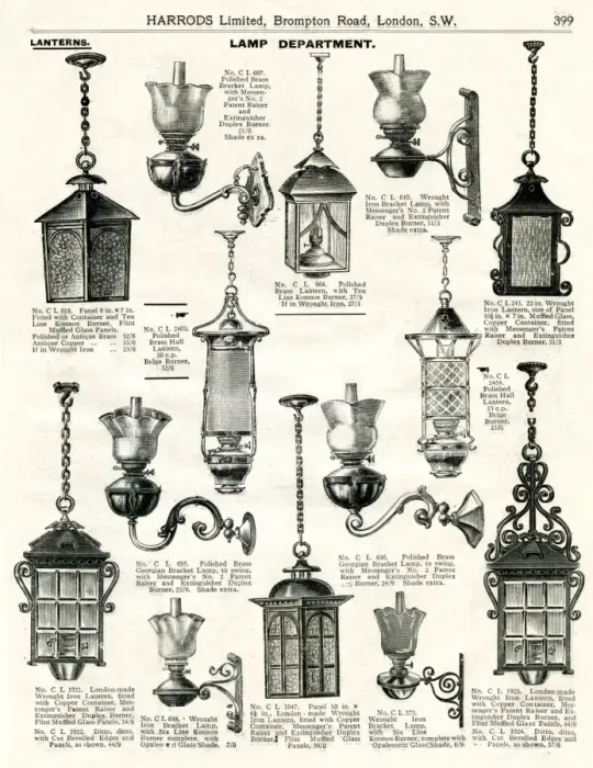 Framed Print : Trade catalogue of lamps 1911 Framed Print : Trade catalogue of lamps 1911