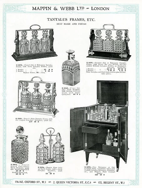 Trade Catalogue for Tantalus frames 1930