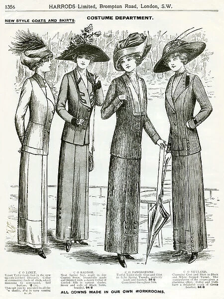 Trade catalogue of womens clothing 1911