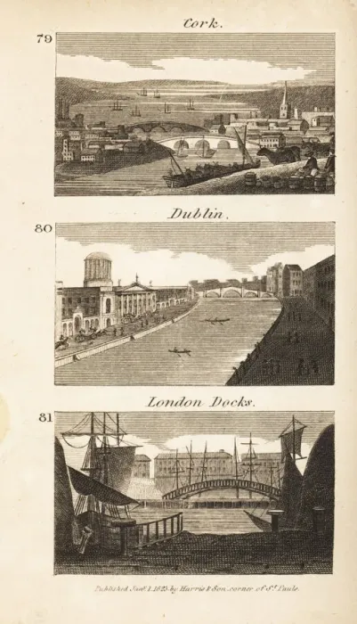 Framed Print : Trades in Regency Ireland and England: Cork, Dublin Framed Print : Trades in Regency Ireland and England: Cork, Dublin