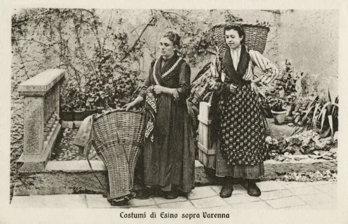 Framed Print : Traditional costume - Women of Lake Como region of Lombardy Framed Print : Traditional costume - Women of Lake Como region of Lombardy
