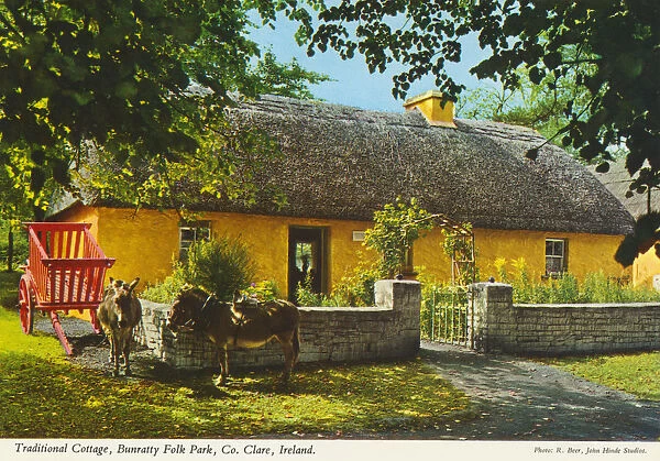 Traditional Cottage, Bunratty Folk Park, County Clare