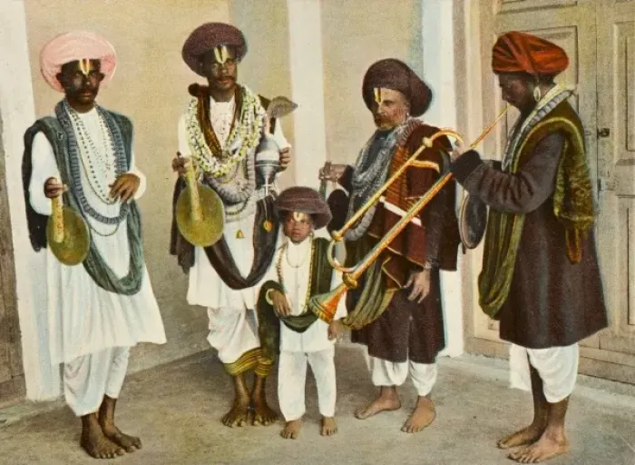 Framed Print : Traditional Indian band Framed Print : Traditional Indian band