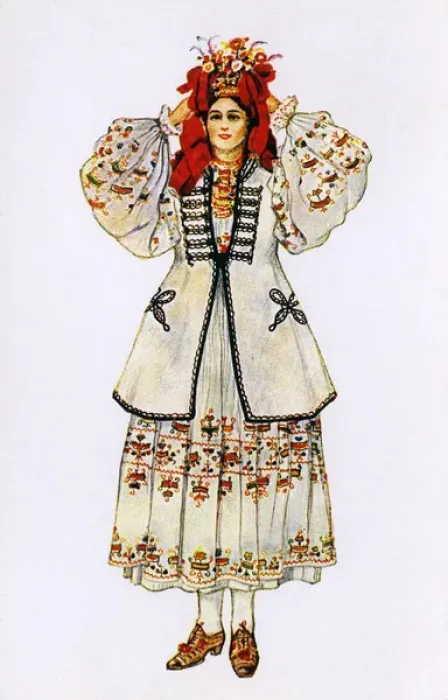 Framed Print : Traditional National Costume of Croatia - Bride from Sisak Framed Print : Traditional National Costume of Croatia - Bride from Sisak