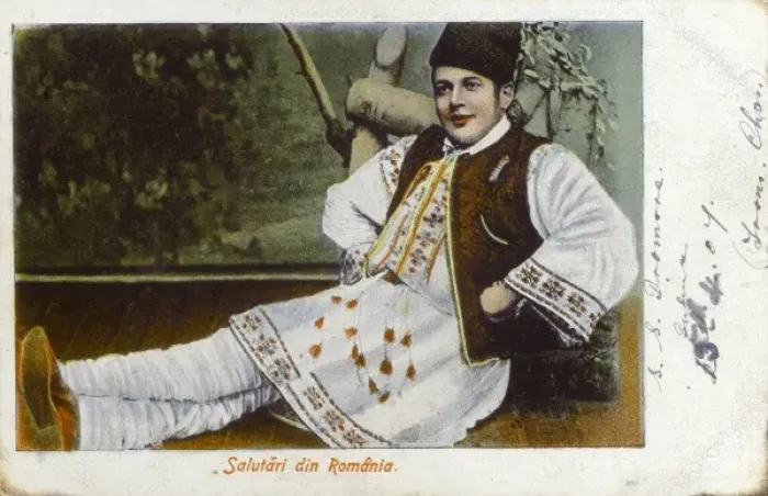Framed Print : Traditional Romanian Costume Framed Print : Traditional Romanian Costume