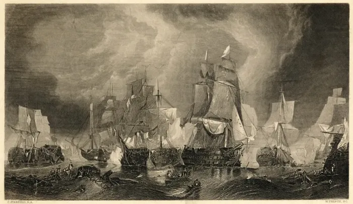 Framed Print : Trafalgar 1805 Framed Print : Trafalgar 1805