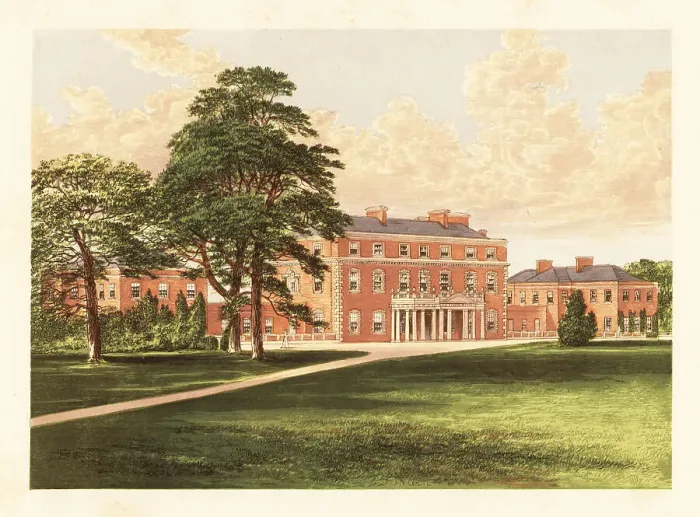 Framed Print : Trafalgar House, Wiltshire, England Framed Print : Trafalgar House, Wiltshire, England