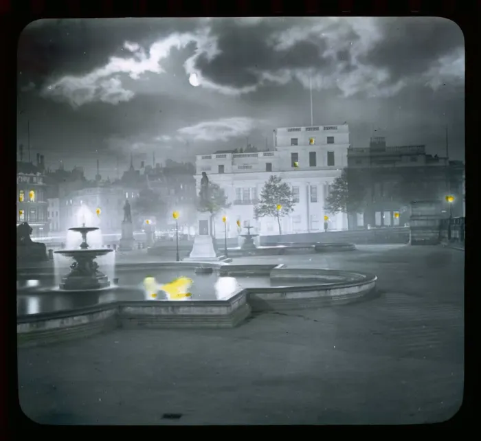 Framed Print : TRAFALGAR / LANTERN SLIDE Framed Print : TRAFALGAR / LANTERN SLIDE