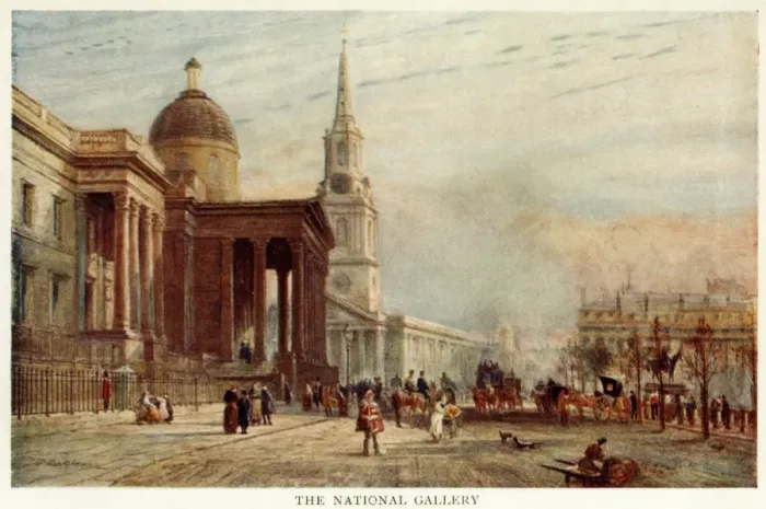 Framed Print : Trafalgar Sq / Fulleylove Framed Print : Trafalgar Sq / Fulleylove