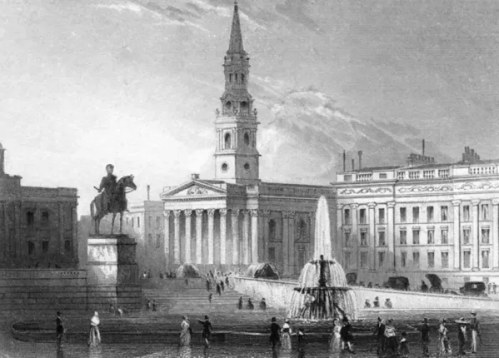 Framed Print : Trafalgar Square Framed Print : Trafalgar Square