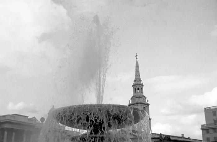 Framed Print : Trafalgar Square: The Eastern-most Merman fountain Framed Print : Trafalgar Square: The Eastern-most Merman fountain