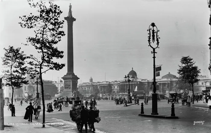 Framed Print : Trafalgar Square in Historical Context Framed Print : Trafalgar Square in Historical Context