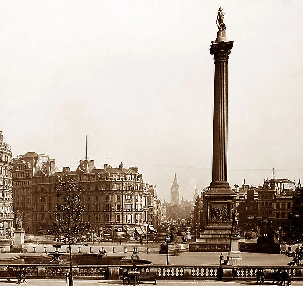 Trafalgar Square, London, Victorian period