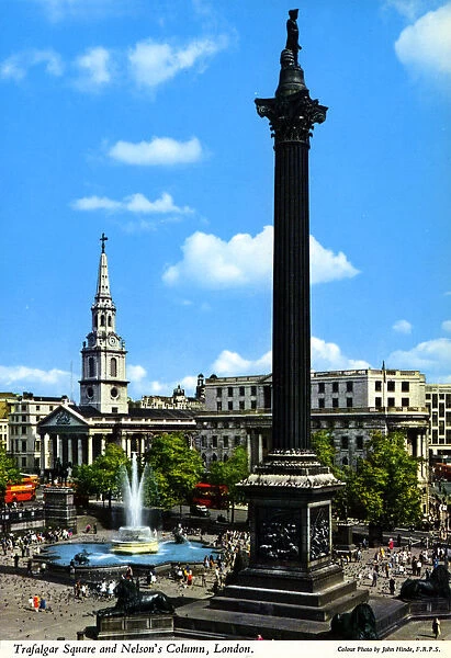 Trafalgar Square and Nelsons Column
