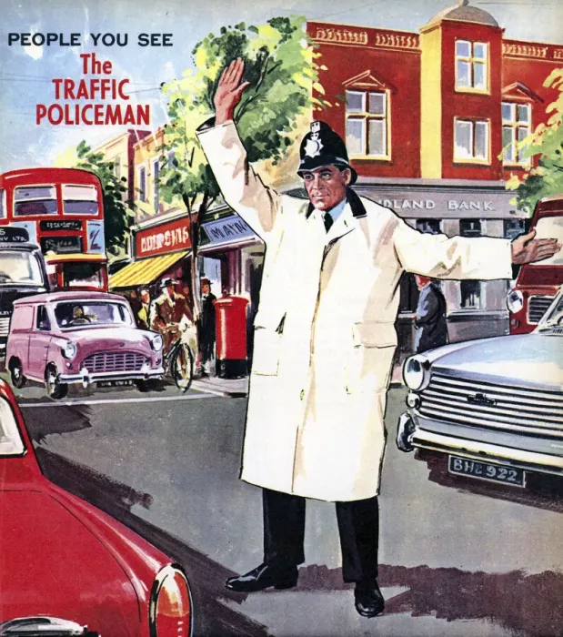 Framed Print : The Traffic Policeman Framed Print : The Traffic Policeman
