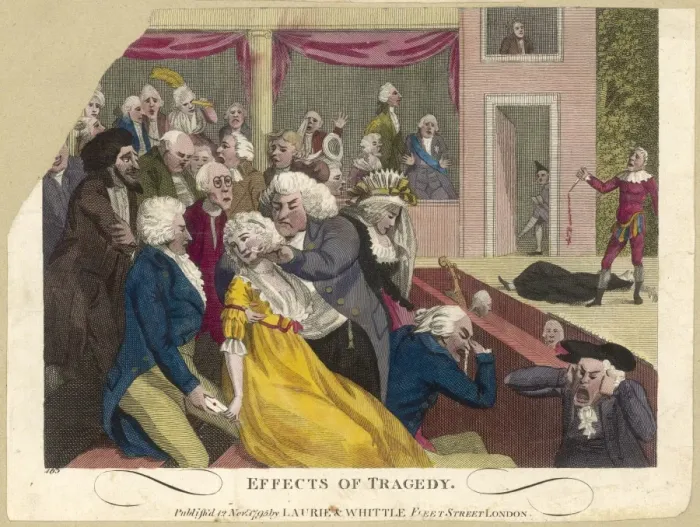 Framed Print : Tragedy Audience Framed Print : Tragedy Audience
