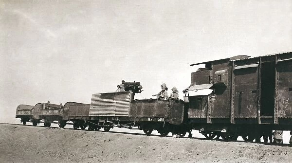 Train-mounted artillery, Iraq