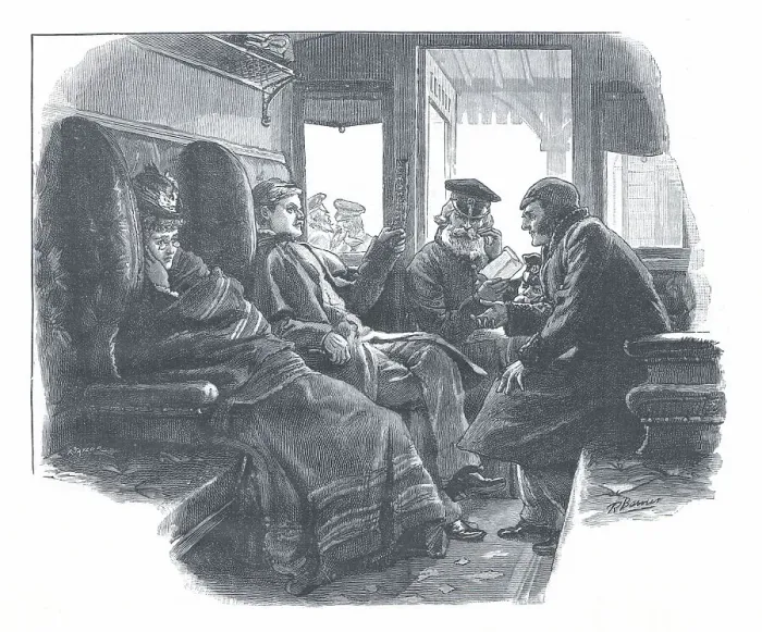 Framed Print : Train Passengers Framed Print : Train Passengers