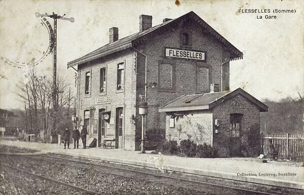 The Train Station at Flesselles (Somme), France