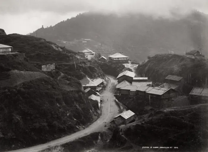 Framed Print : Train station at Ghoom, Darjeeling, India Framed Print : Train station at Ghoom, Darjeeling, India
