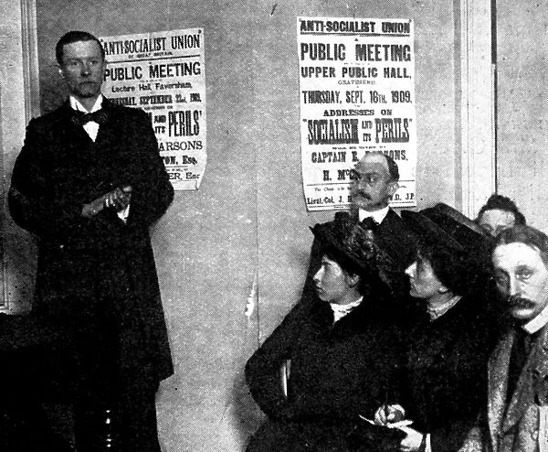 Training Anti-Socialists, London, 1909