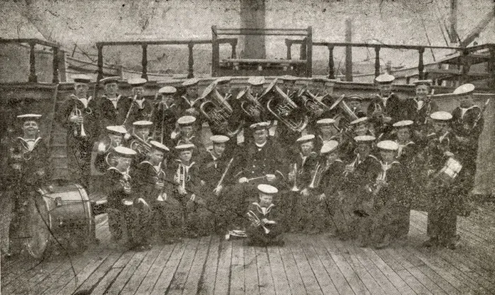 Framed Print : Training Ship Empress, Helensburgh - Boys Band Framed Print : Training Ship Empress, Helensburgh - Boys Band